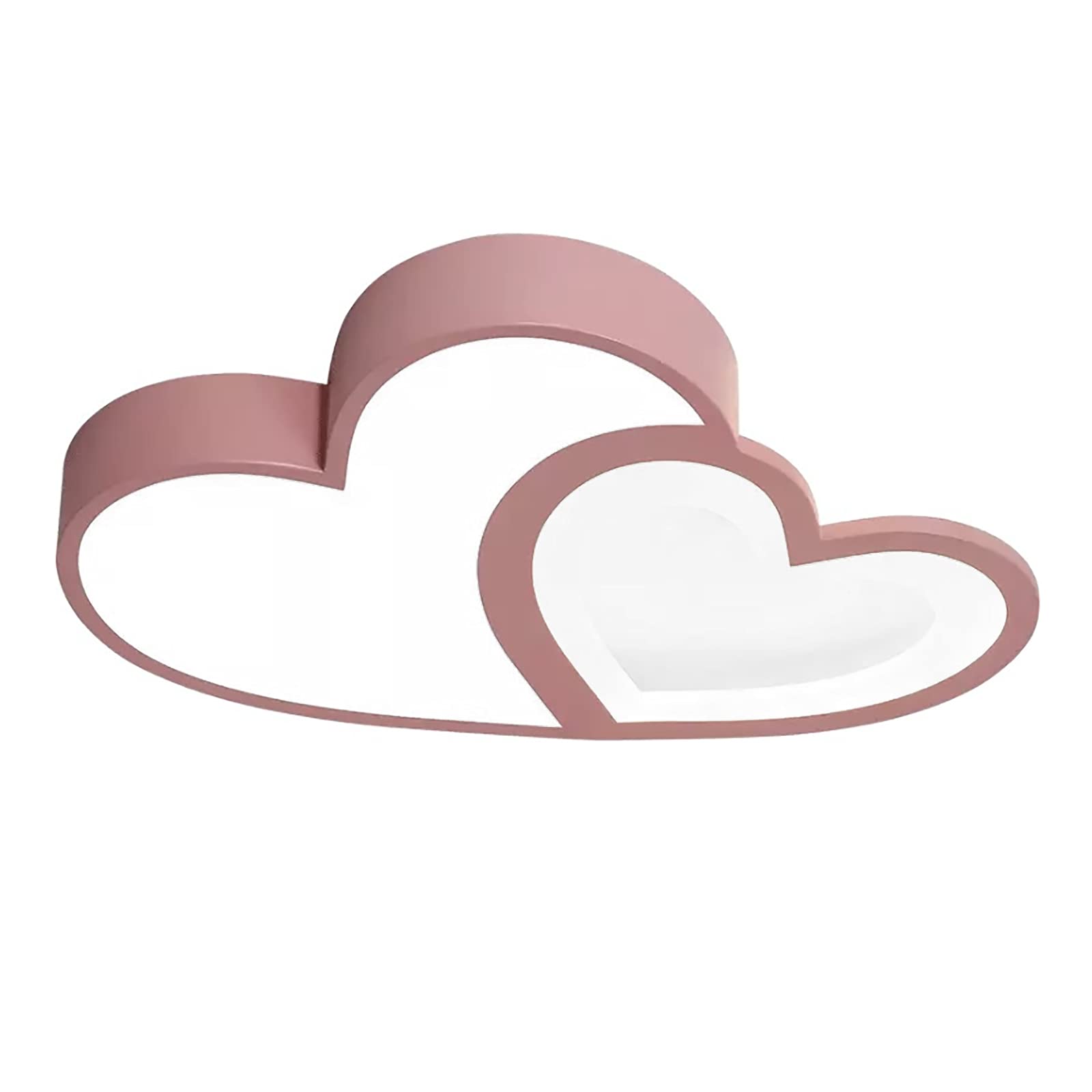 Heart Shaped LED Ceiling Light - Dimmable Flush Mount 38W