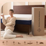 Twin Mattress for Child,6 Inch Cooling Gel Memory Foam Mattress in a Box,