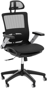 Ergonomic Mesh Office Chair with Footrest, High Back Computer Executive Desk Chair