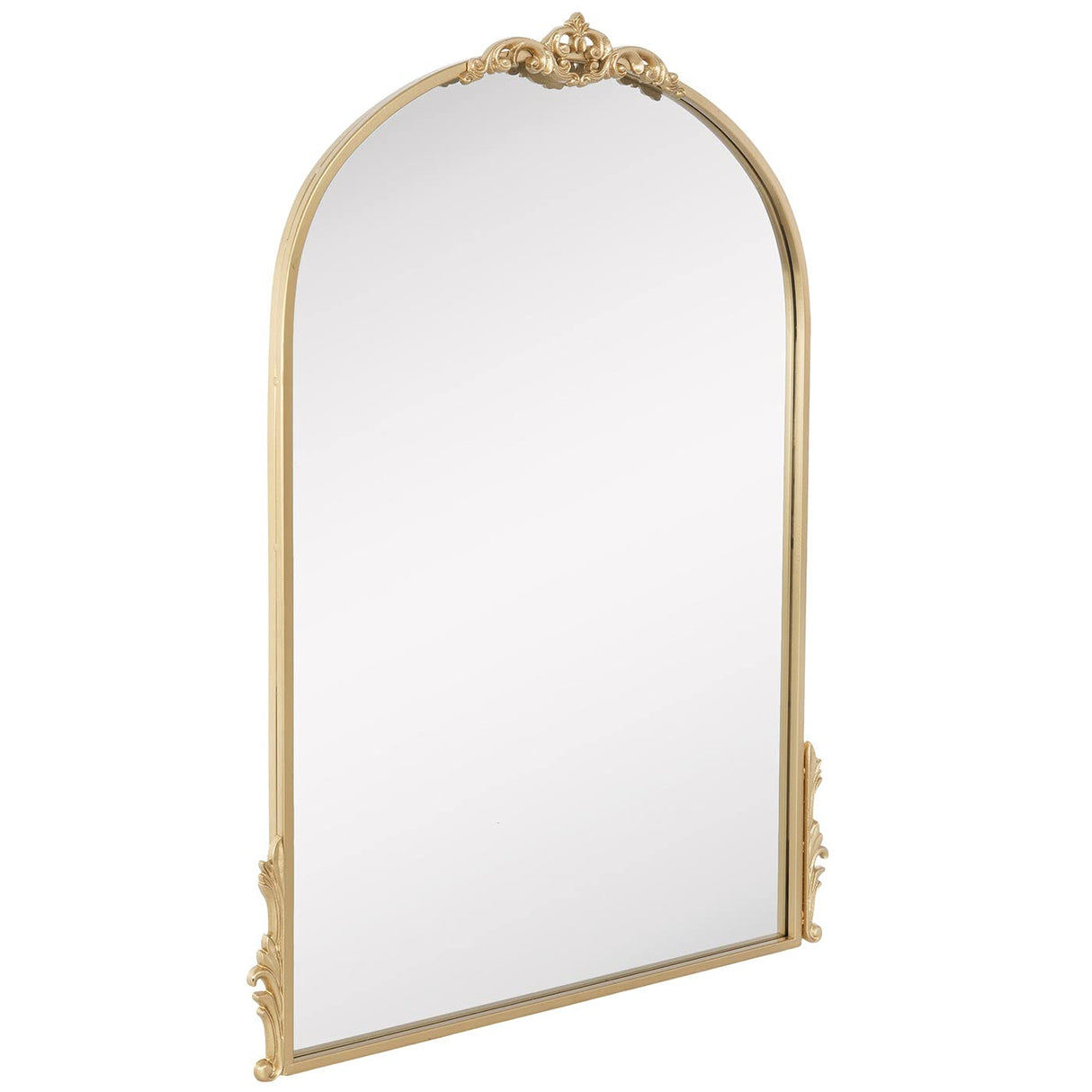 Bordeaux Arch Ornate Mirror (Gold, Small)