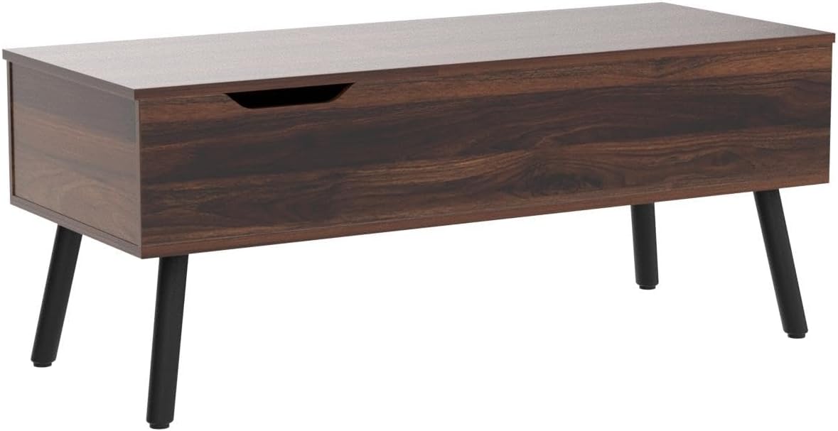Coffee Table, Lift Top Coffee Table with Separate and Hidden Storage Compartment