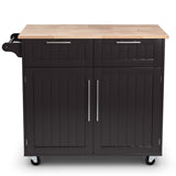 Kitchen Island Cart Rolling Storage Trolley Cart Farmhouse Islands Home Coffee Bar