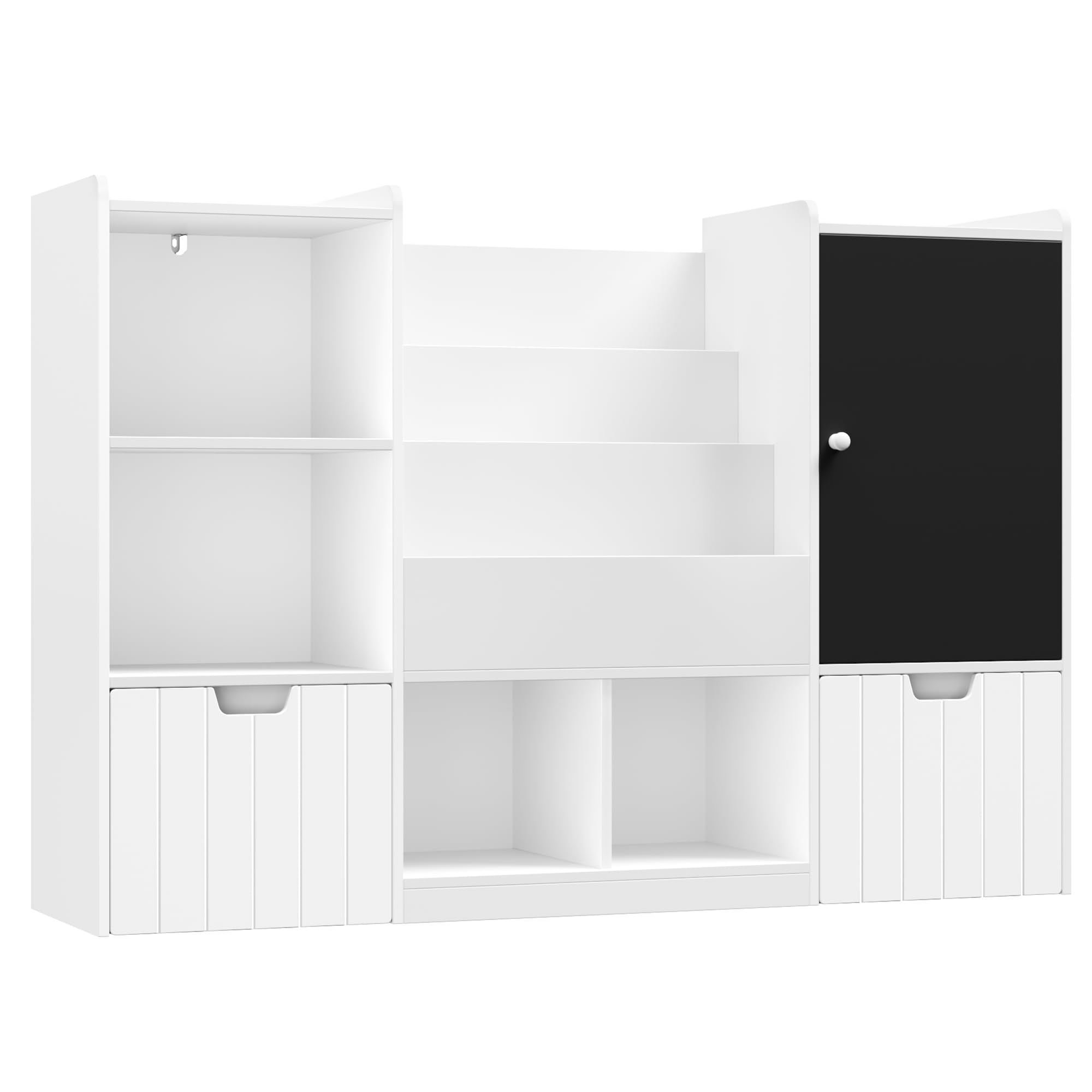 Toy Storage Organizer, 55.1” Large Toy Organizer and Storage with Chalkboard
