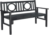 Outdoor Collection Piedmont Folding Bench, Beach House Blue