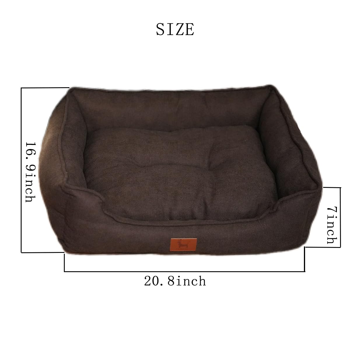 Dog Beds Washable Medium Size Dog Waterproof Lining Dog Sofa Bed