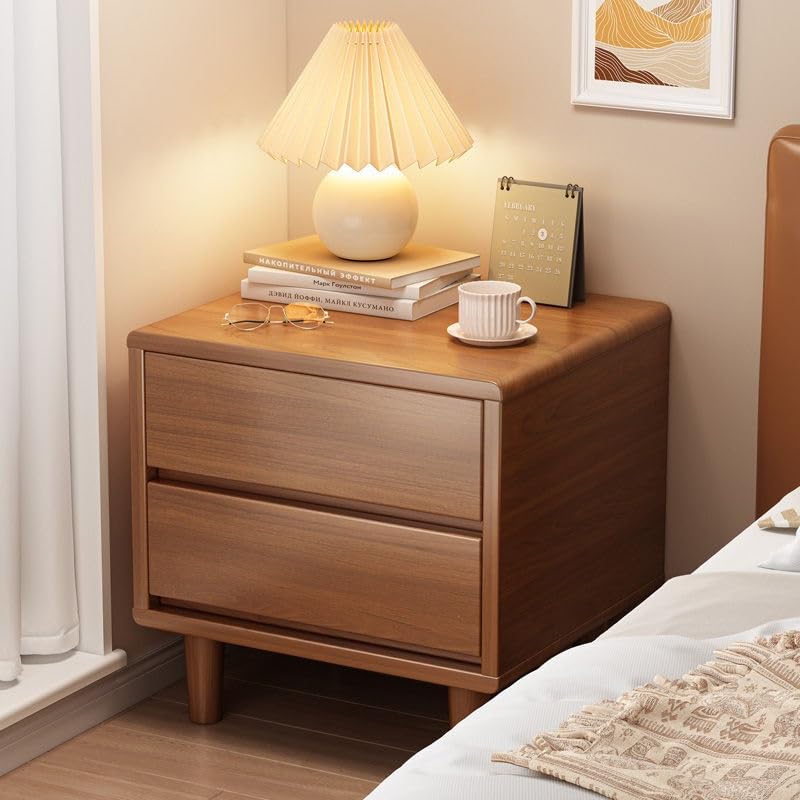 Nightstand, Solid Wood Bedside Table