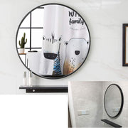 Wall Mirror Round Bathroom Home Decorative Mirror Metal Frame