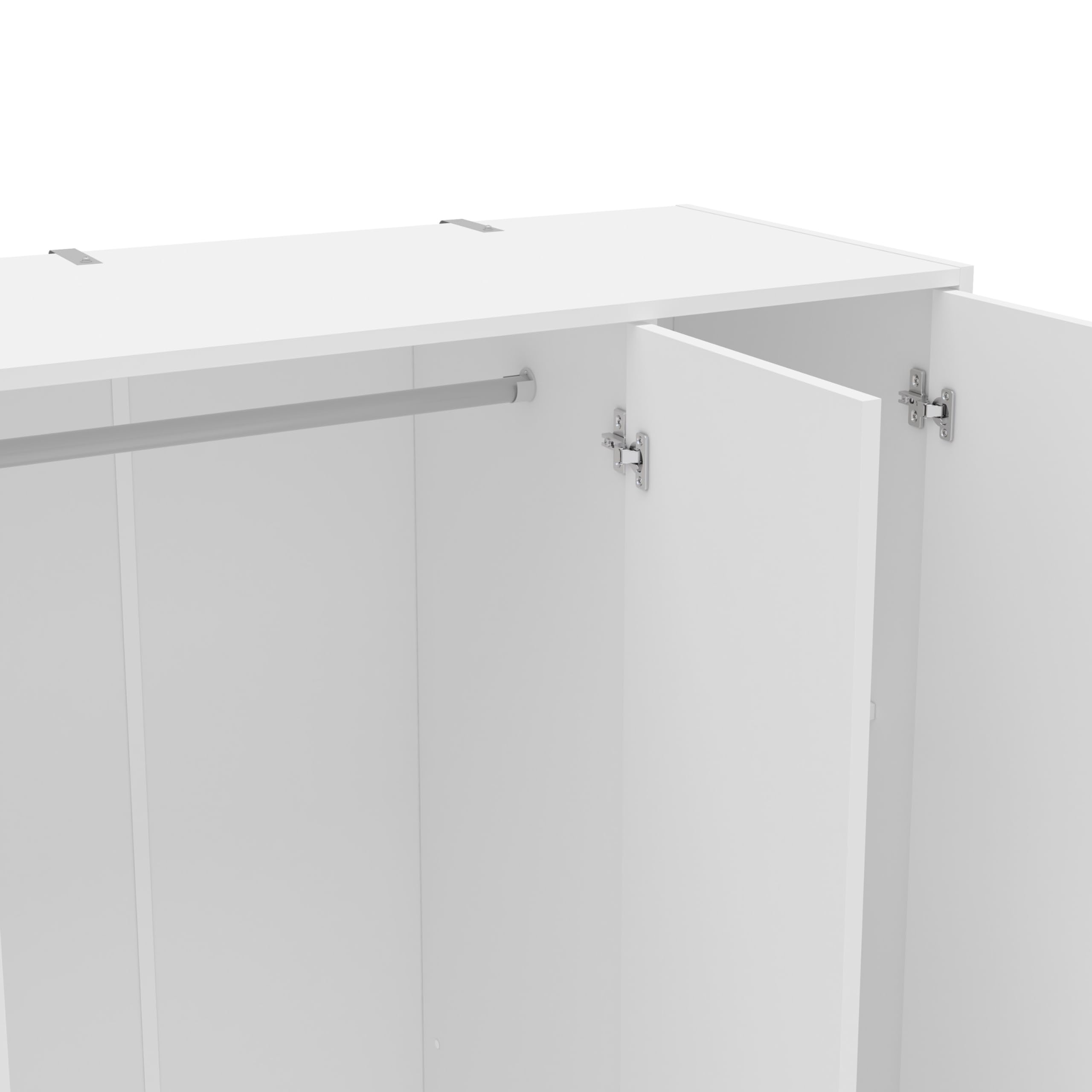 Denmark 3 Door Wardrobe White