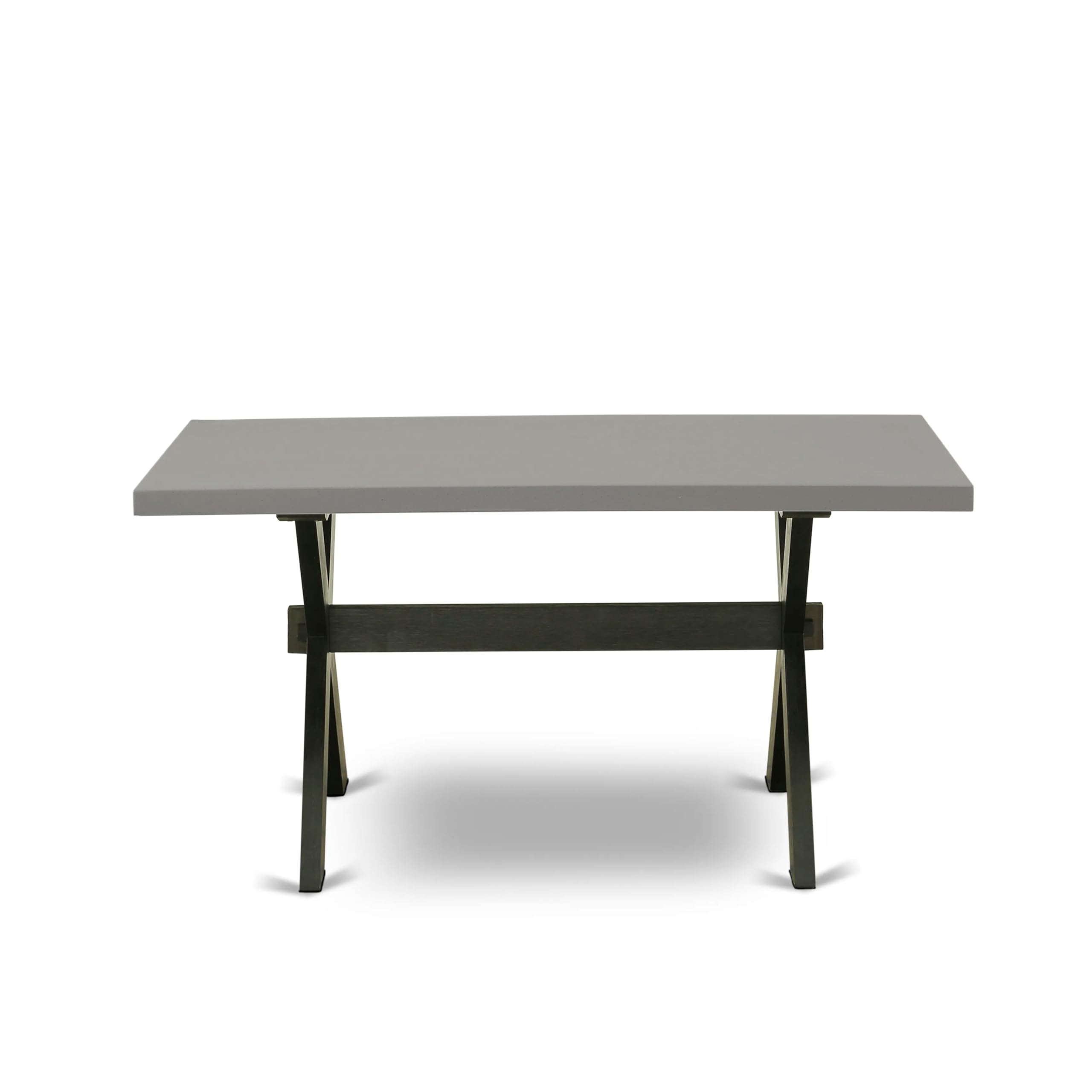 X696X2630-5 - 5-piece dining room set consists of a dinner table with Cement top and 4