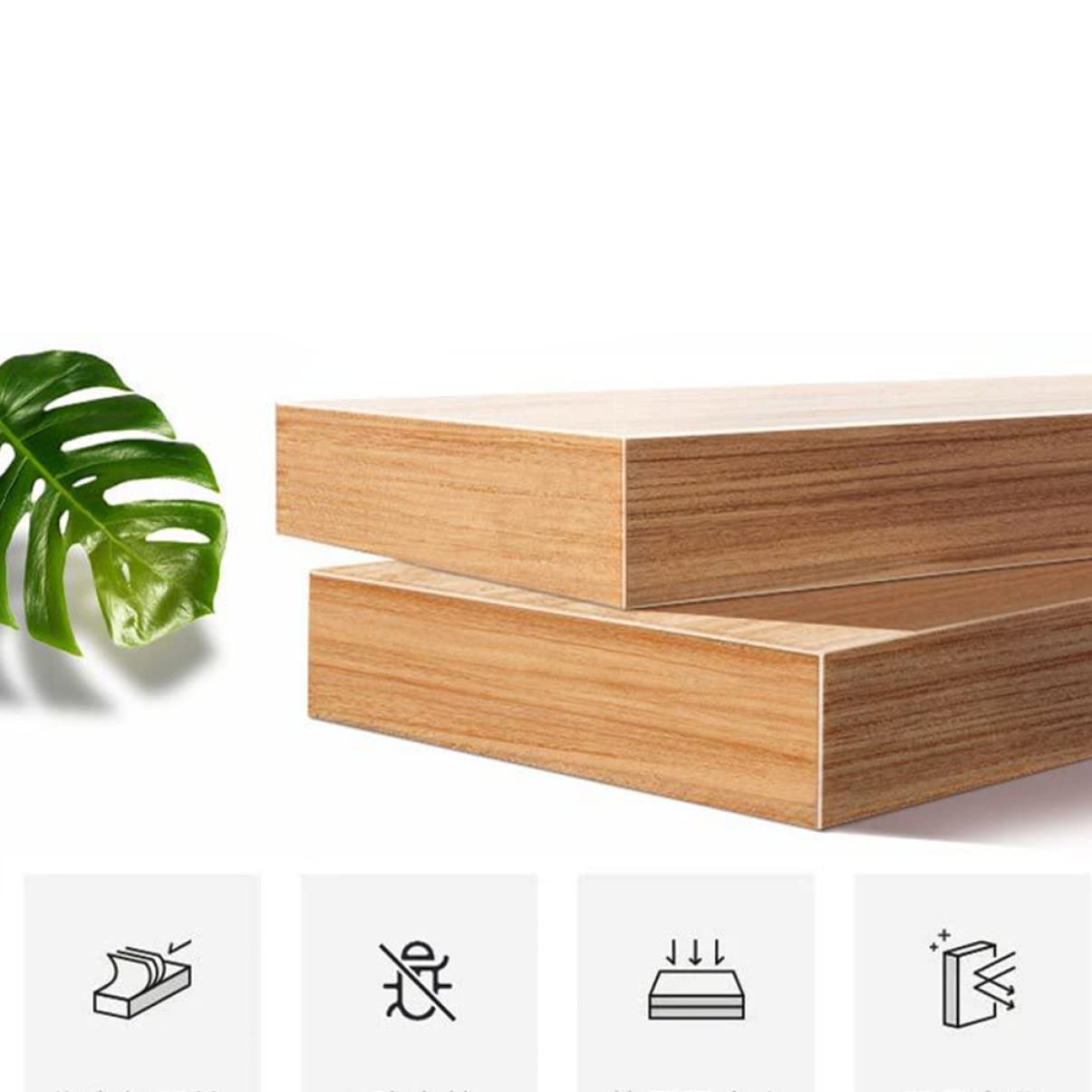 DOITOOL Wooden Bookshelf 3 Bookshelf Small Storage Bookcase Bookcases Desktop Wooden Rack Layers Tabletop Estanteria Fashion Tree Tabletop Bookshelf