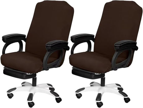 2 Pack Office Chair Cover, Stretchable Desk Chair Cover Removable Computer Chair Cover for Office Chair