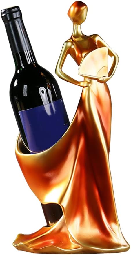 Wine Bottle Holder Beauty Lady Statue Wine Bottle Stand Lady Wine Rack