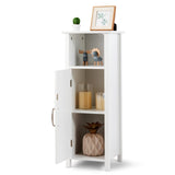 Bathroom Floor Cabinet, Multifunctional Storage Cabinet, Anti-Tipping Device,