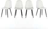 Dining Chairs Set of 4, Modern Mid-Century Style Dining Room Side Chairs