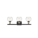 516-3W-SG-G121-6 Three Light Bath Vanity from Ballston Collection