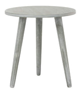 Home Orion Modern Slate Grey Round Accent Table