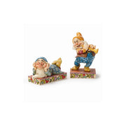 Disney Traditions Sleepy and Happy Dwarfs Snow White Figurine Set