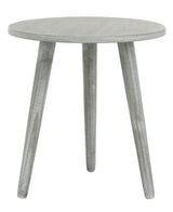 Home Orion Modern Slate Grey Round Accent Table