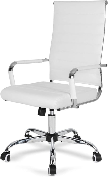 Office Desk Chair, Ergonomic Leather Modern Conference Room Chairs