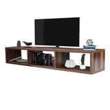 Floating TV Cabinet, 60inch Modern Wood Wall Mounted Media Console