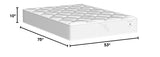 10 Inch Hybrid Full Size Mattress, Pocketed Coil Springs & High Density Cold Foam