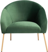 Home Collection Mandi Velvet Accent Chair ACH6204B, 0, Malachite Green/Gold