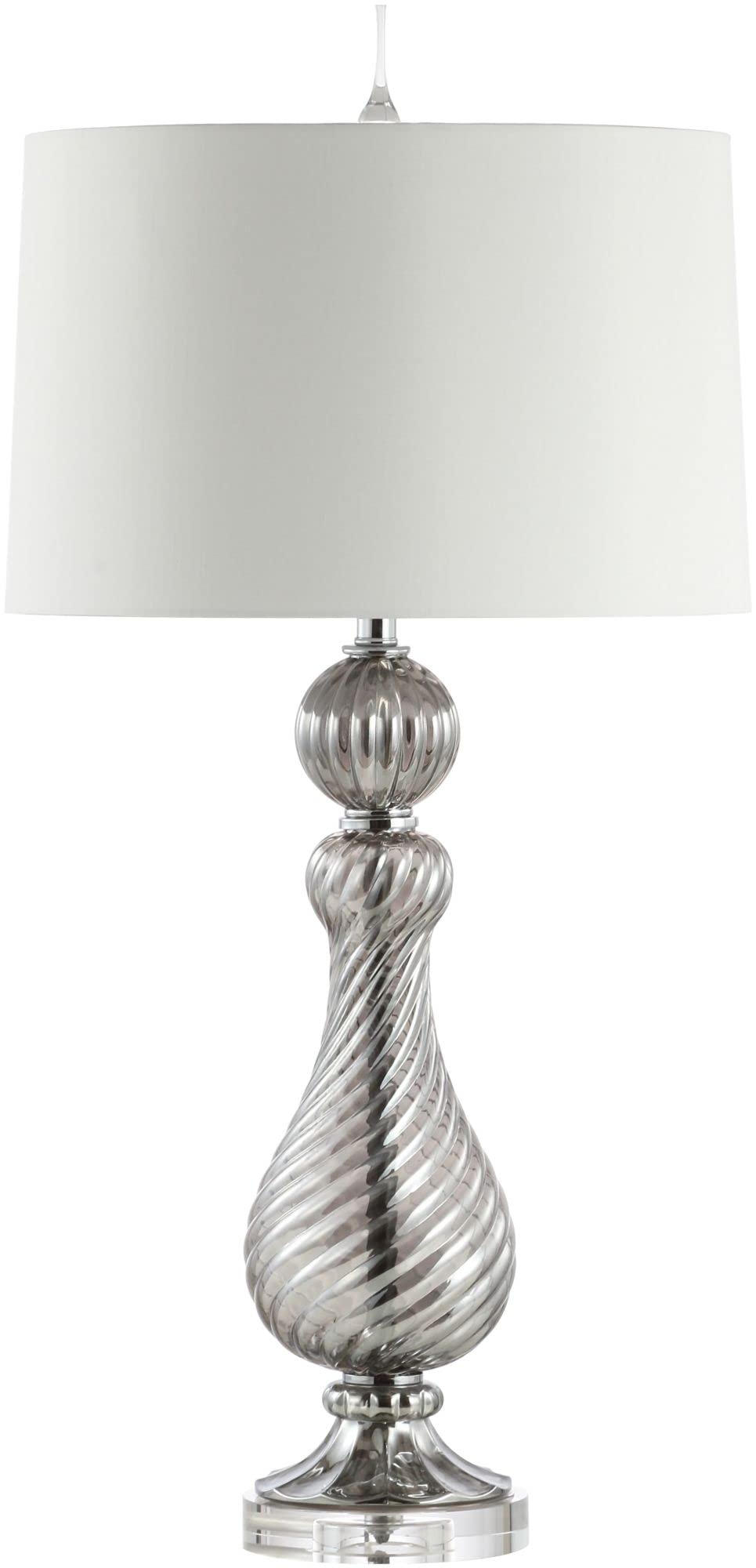 JYL2063A Murano 32" Swirled Crystal/Glass LED Table Lamp Classic Glam