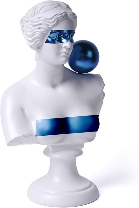 Abstract Sculpture Decor Modern Arts Greek Bust Figurine Table Centerpiece Statue