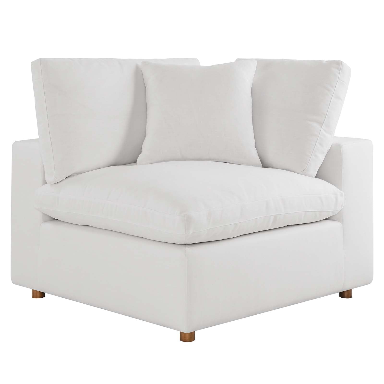 Commix Down-Filled Overstuffed Upholstered 7-Piece Sectional Sofa