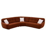 Sectional Couches for Living Room, Sherpa Lamb Fabric Design L Shaped Couch