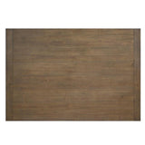 Raven Noir 5pc Dining Table Set, Driftwood Finish, 60" Rectangular Table 4 Side Chairs,