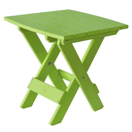 Outer Banks Collection Tailgate Folding Side Table (Lime)