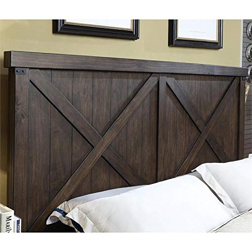 FOA Andrew 2pc Dark Walnut Solid Wood