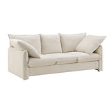 Seater Sectional Sofa Couch, Modern Loveseat Sofas for Living Room, Small Sofas Couches for Small Spaces,Easy to Install,Beige