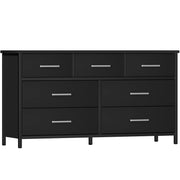 7 Drawer Dresser for Bedroom, Industrial Wood Storage Organizer