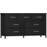 7 Drawer Dresser for Bedroom, Industrial Wood Storage Organizer