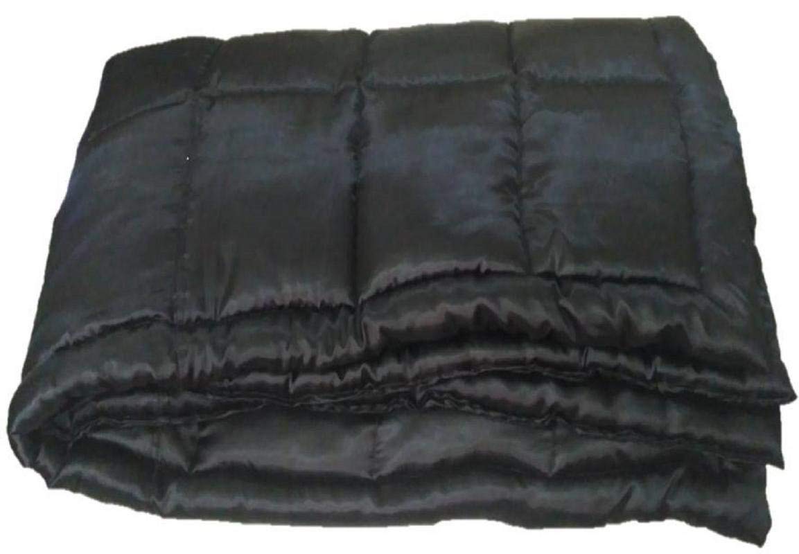 Ultra Soft Silky Luxurious Satin 1-Piece Comforter (88 x 88 inches) with 400GSM Fluffy