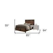HomeRoots Upholstered Bed