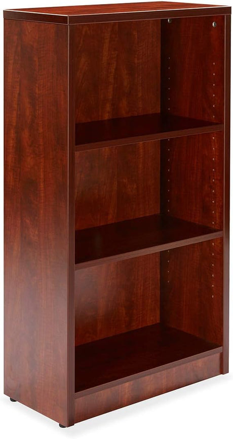 5 Shelf Wood Bookcase Freestanding Display Shelf Adjustable Layers Bookshelf for Home