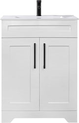 30” Luxurious Bathroom Vanity with Ceramic Sink Combo