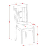 NDNI5-BCH-W Norden 5 Piece Set for 4 Includes a Rectangle