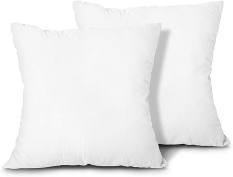 Throw Pillow Inserts, Set of 2 Lightweight Down Alternative Polyester Pillow