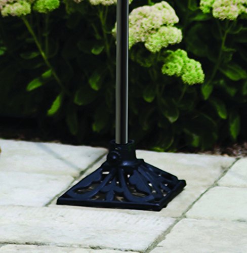 Brand Cast Iron Torch Stand, Black, 9.1L x 9.1W x 4.8H -Inches, 1312322