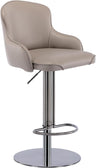 Black Titanium Stainless Steel Bar Stools,Grade Modern Leather Bar Chair