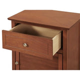 1 Drawer 1 Door Nightstand in Oak