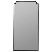 Heidi Black Metal 23 3/4" x 47 1/2" Rectangular Wall Mirror