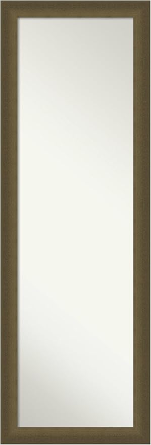 Door Wall Mirror, Full Length Mirror (55.5 x 21.5 in.), Ballroom Bronze Full Body Mirror and