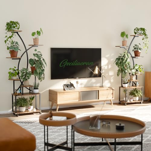 EverGlow 7-Tier Tree Shaped Plant Shelf | LED Grow Light Stand