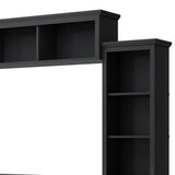 Wall Unit Entertainment Center with Bookshelves, Entertainment Wall Unit