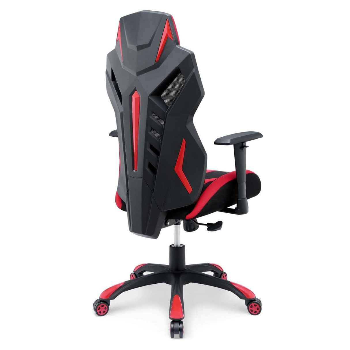 Ergonomic Mesh Gaming Chair with Lumbar Support - Black & Red